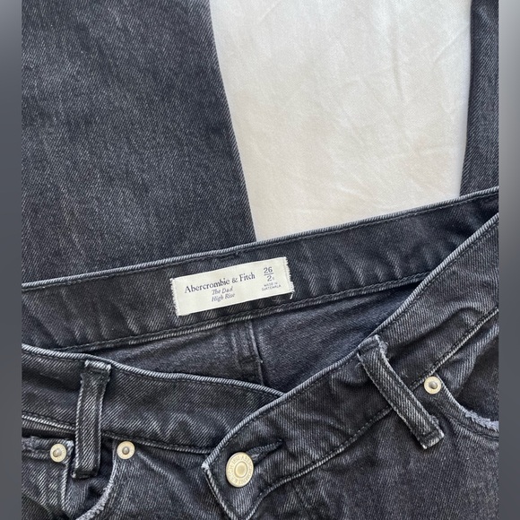 Abercrombie & Fitch the Dad high-rise cross over jeans - Picture 3 of 4